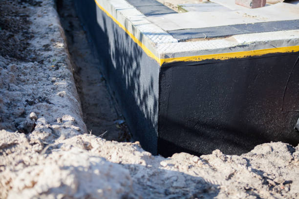 Residential Interior Drainage System installation at a Lyons, GA home by SJ Waterproofing Pros